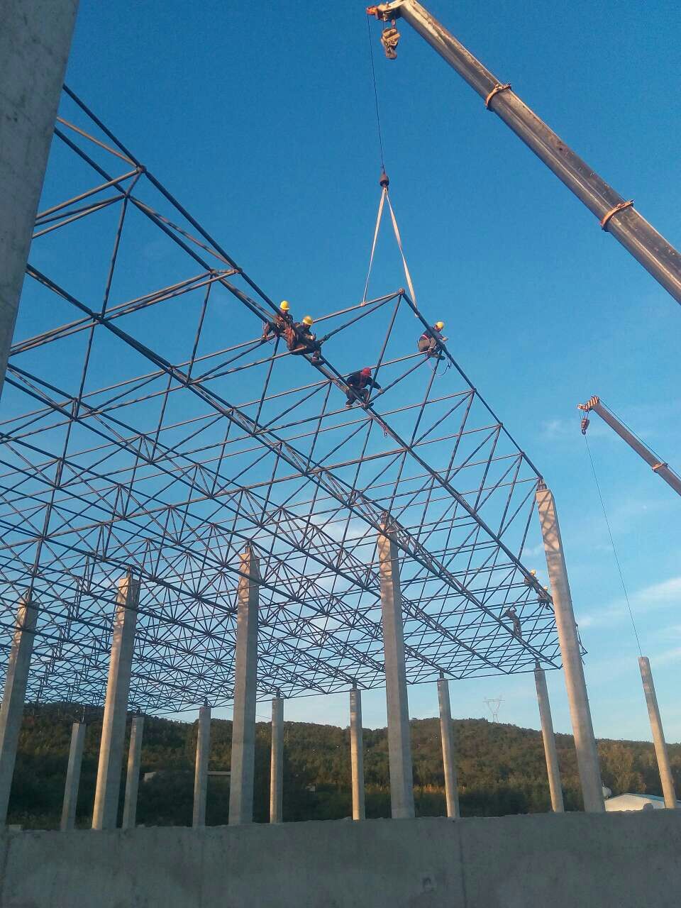 福清汪清物流园网架